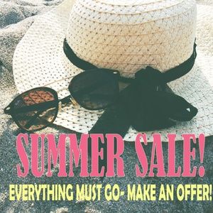 SUMMER SALE!!!! Everything needs to go!